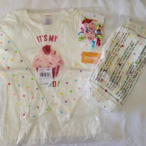 Gymboree Birthday Shop size 7 or 6 set NWT. Mixed Bin Z30